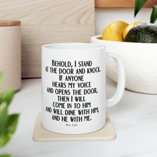 Coffee with Jesus - Ceramic Mug 11oz man version - Image 8