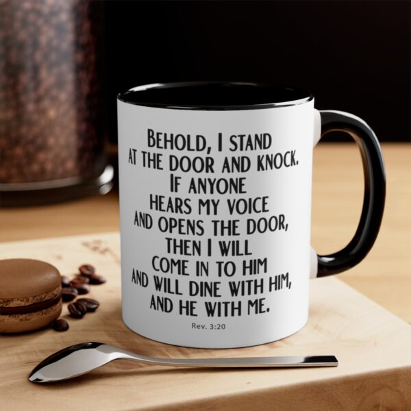 Coffee with Jesus -  Accent mug, man version - Image 4