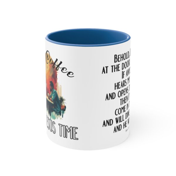 Coffee with Jesus -  Accent mug, man version - Image 5