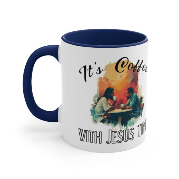 Coffee with Jesus -  Accent mug, man version - Image 10