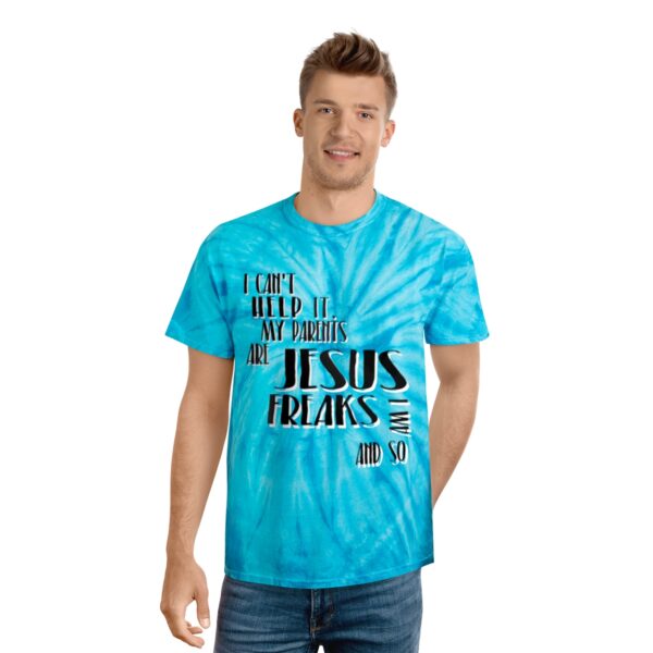 Parents Are Jesus Freak Tie-Dye Tee, Cyclone - Image 3