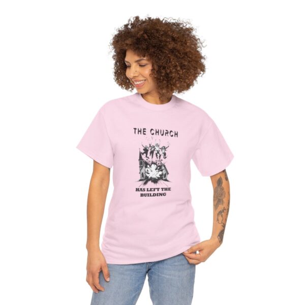 Left the Building Explosion Heavy Cotton Tee - Image 146