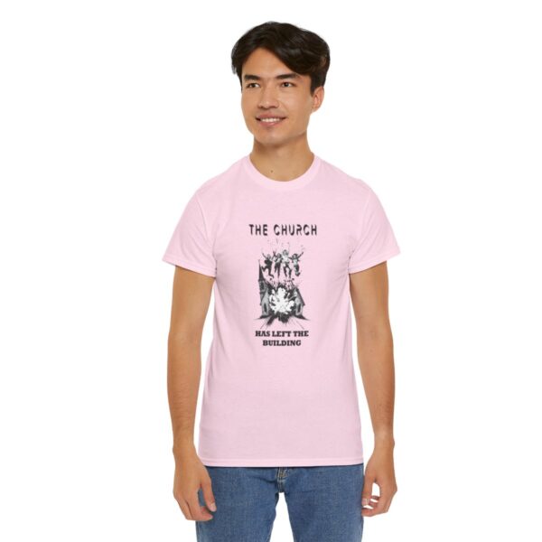 Left the Building Explosion Heavy Cotton Tee - Image 156