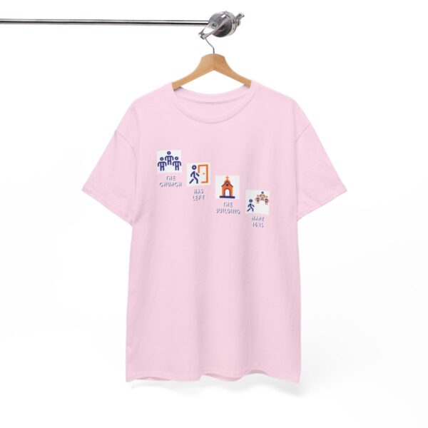 Left the Building 2b Heavy Cotton Tee - Image 115