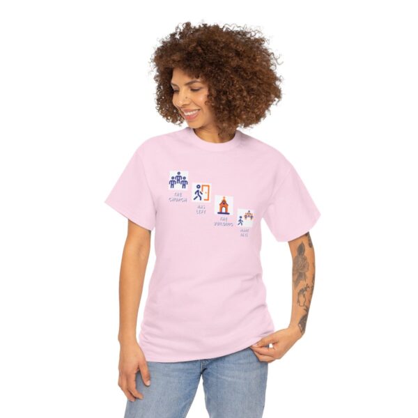Left the Building 2b Heavy Cotton Tee - Image 119