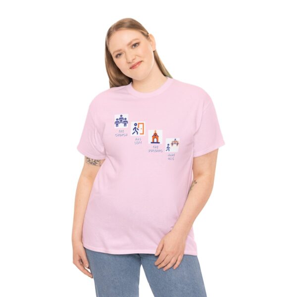 Left the Building 2b Heavy Cotton Tee - Image 120