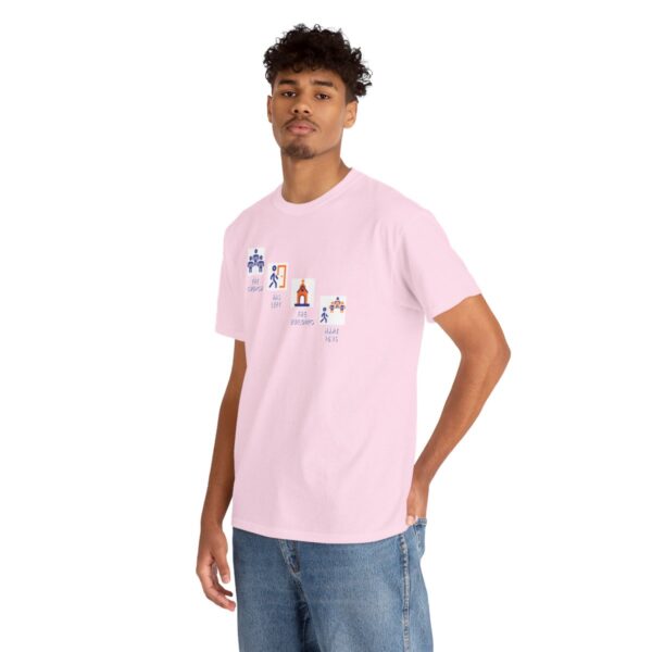 Left the Building 2b Heavy Cotton Tee - Image 122