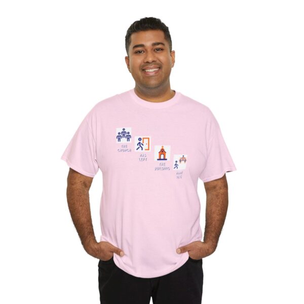 Left the Building 2b Heavy Cotton Tee - Image 125
