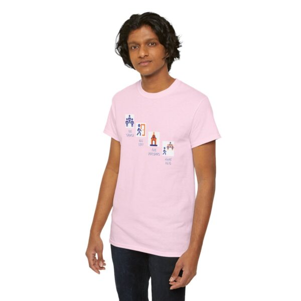 Left the Building 2b Heavy Cotton Tee - Image 127