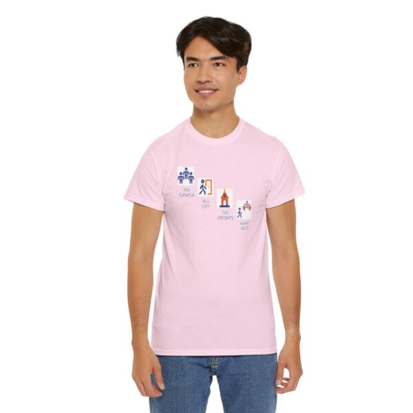 Left the Building 2b Heavy Cotton Tee - Image 129