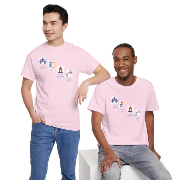 Left the Building 2b Heavy Cotton Tee - Image 134