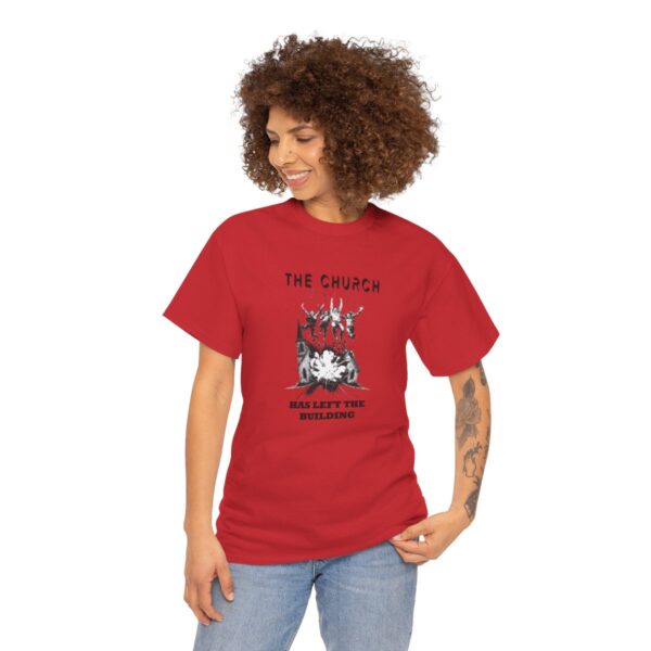 Left the Building Explosion Heavy Cotton Tee - Image 173