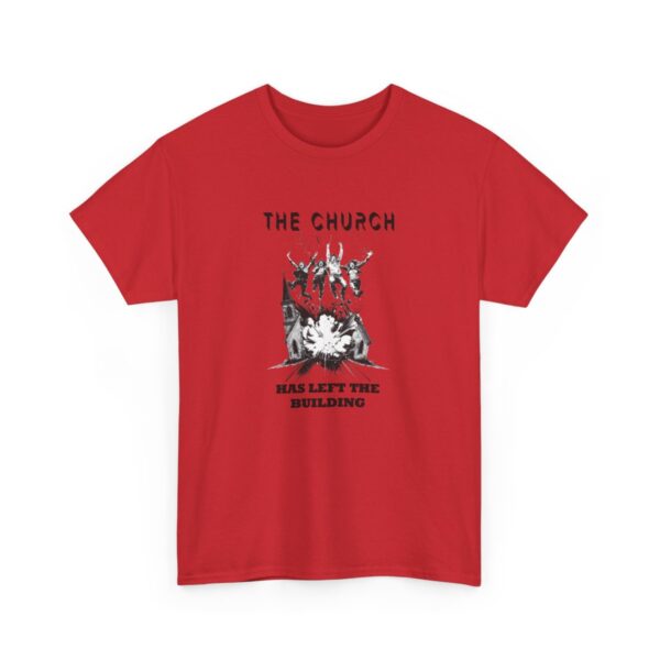 Left the Building Explosion Heavy Cotton Tee - Image 165