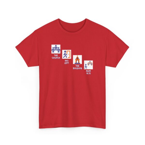 Left the Building 2b Heavy Cotton Tee - Image 138