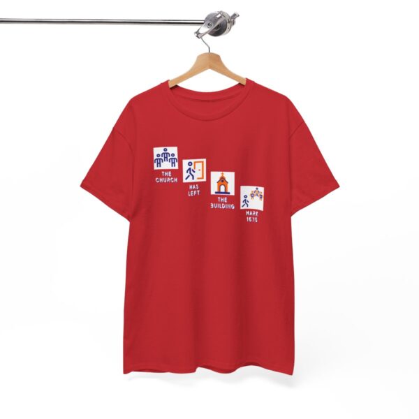 Left the Building 2b Heavy Cotton Tee - Image 142
