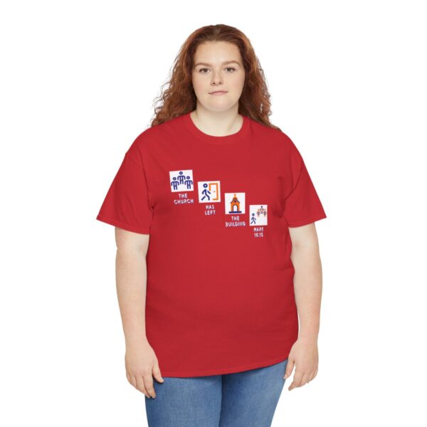 Left the Building 2b Heavy Cotton Tee - Image 150