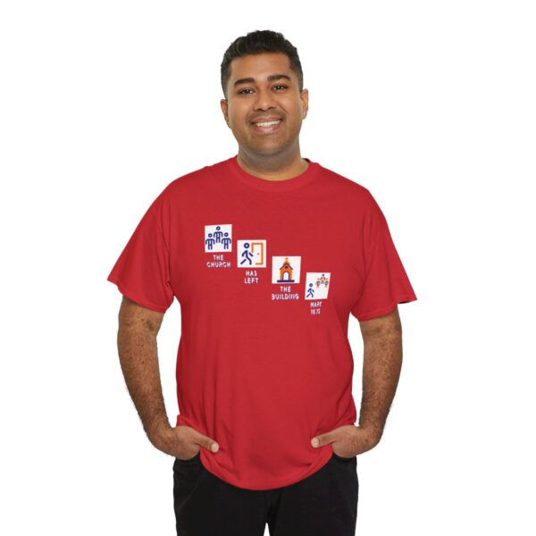 Left the Building 2b Heavy Cotton Tee - Image 152