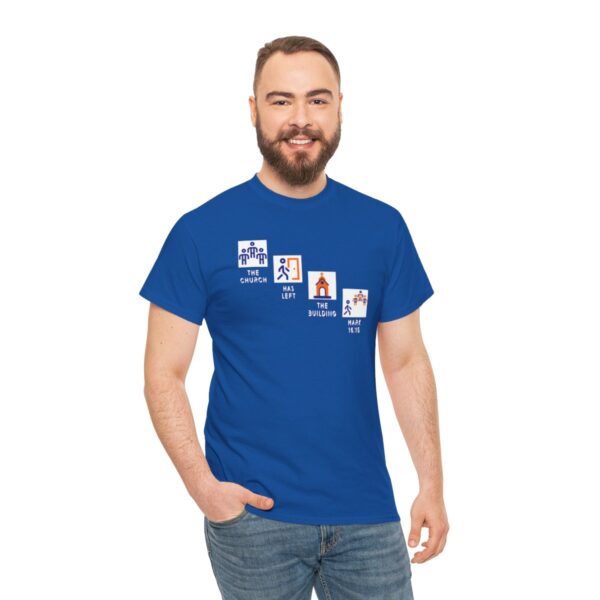 Left the Building 2b Heavy Cotton Tee - Image 94