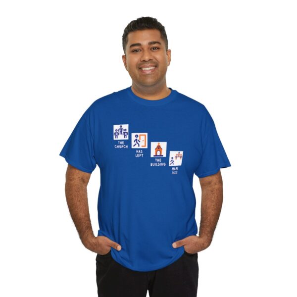 Left the Building 2b Heavy Cotton Tee - Image 98