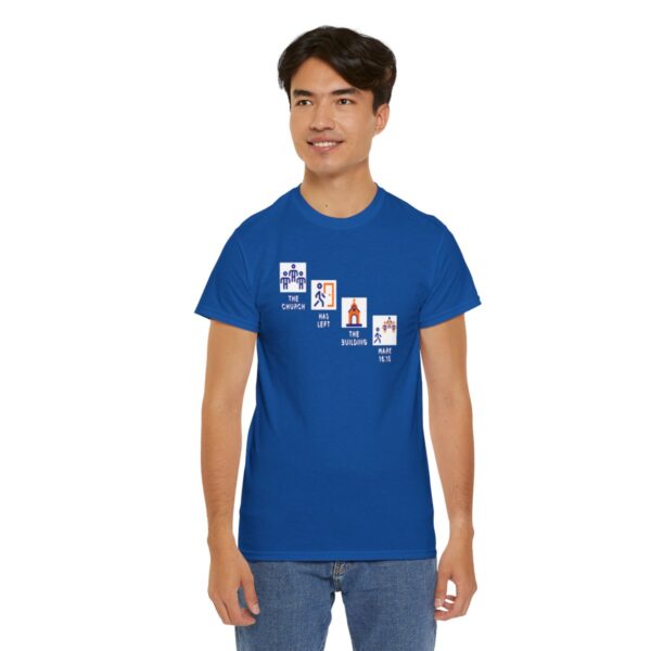 Left the Building 2b Heavy Cotton Tee - Image 102
