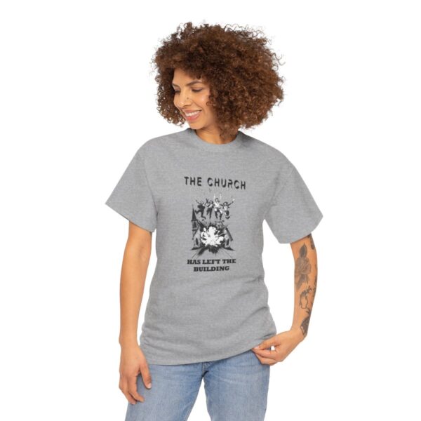 Left the Building Explosion Heavy Cotton Tee - Image 65