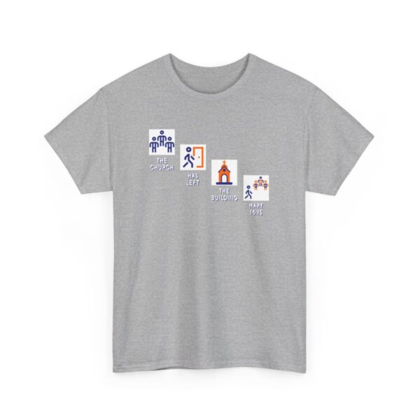 Left the Building 2b Heavy Cotton Tee - Image 3