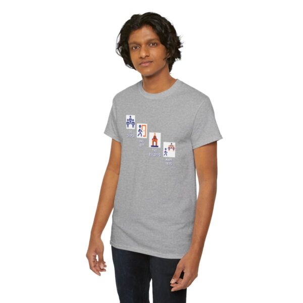 Left the Building 2b Heavy Cotton Tee - Image 19