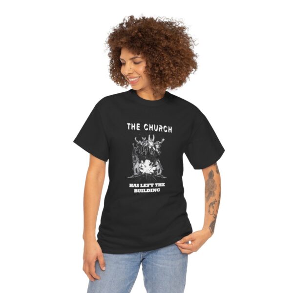 Left the Building Explosion Heavy Cotton Tee - Image 11