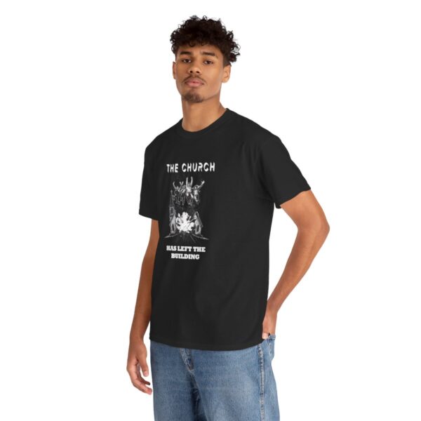 Left the Building Explosion Heavy Cotton Tee - Image 14