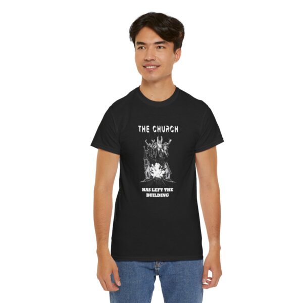 Left the Building Explosion Heavy Cotton Tee - Image 21