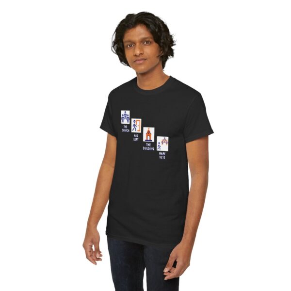 Left the Building 2b Heavy Cotton Tee - Image 46